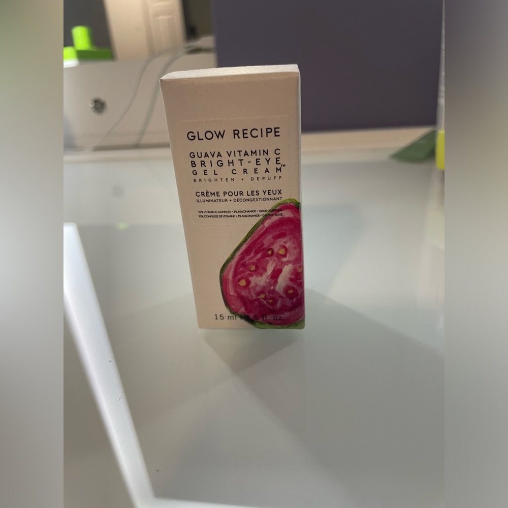 BNIB Glow Recipe Guava Vitamin C Bright-Eye Gel Cream 15ml